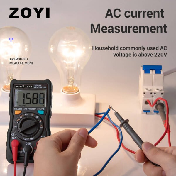 How To Test The Current With A Digital Multimeter ZOYI Online Shop