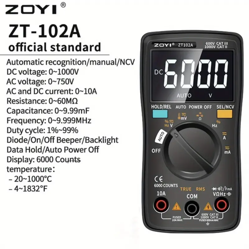 ZT-102A MULTIMETER