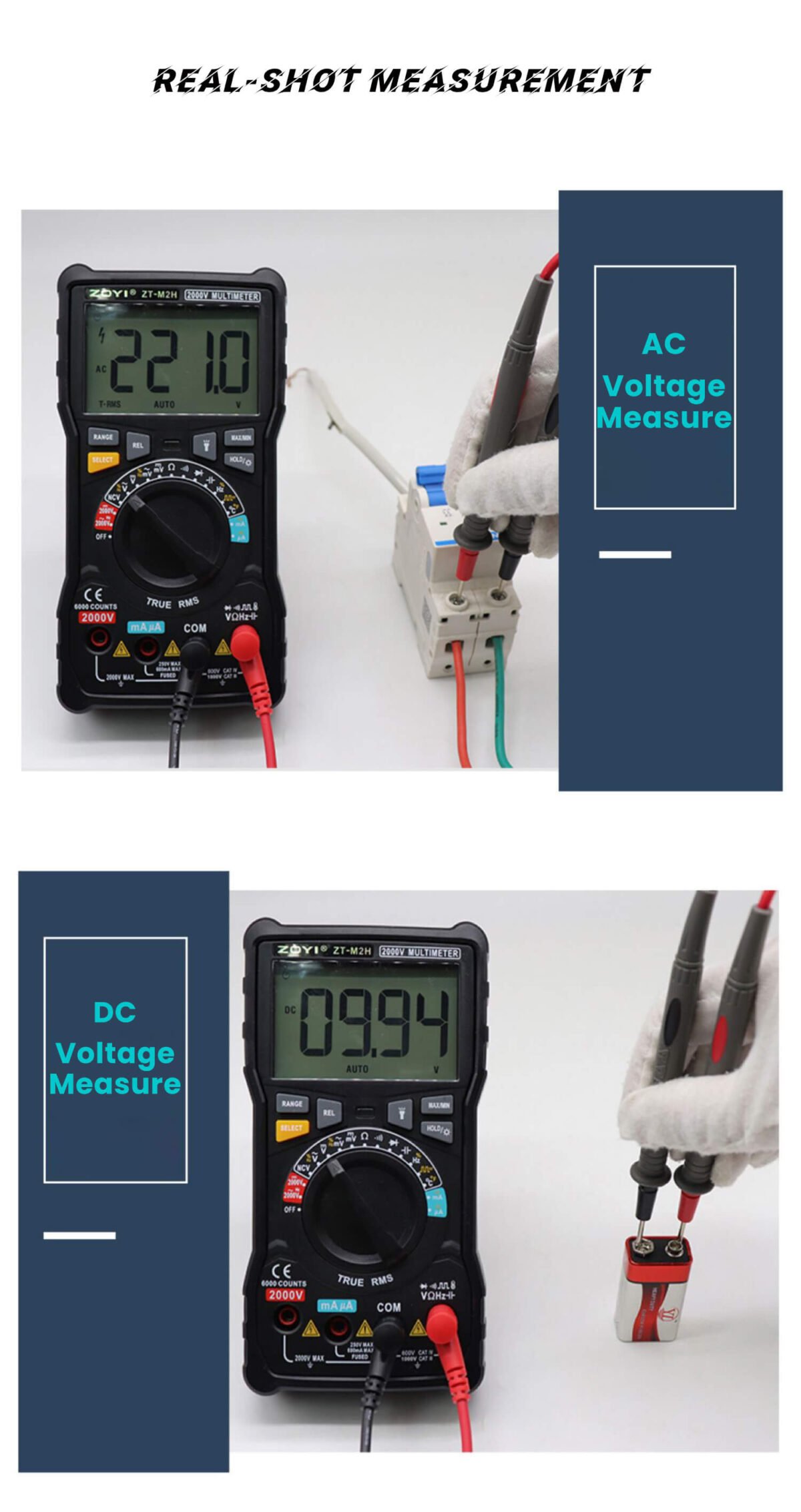 How To Test Voltage With A Digital Multimeter Zoyi Online Shop